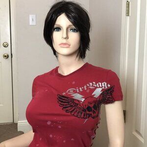 Womens T Red Dirt Bag